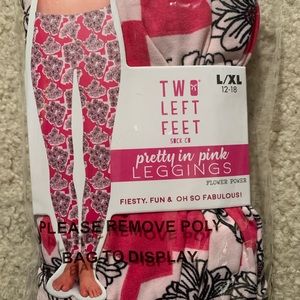 3 FOR $10!! 🌸 Pretty in PINK AND BLACK Leggings🌸 FLORAL